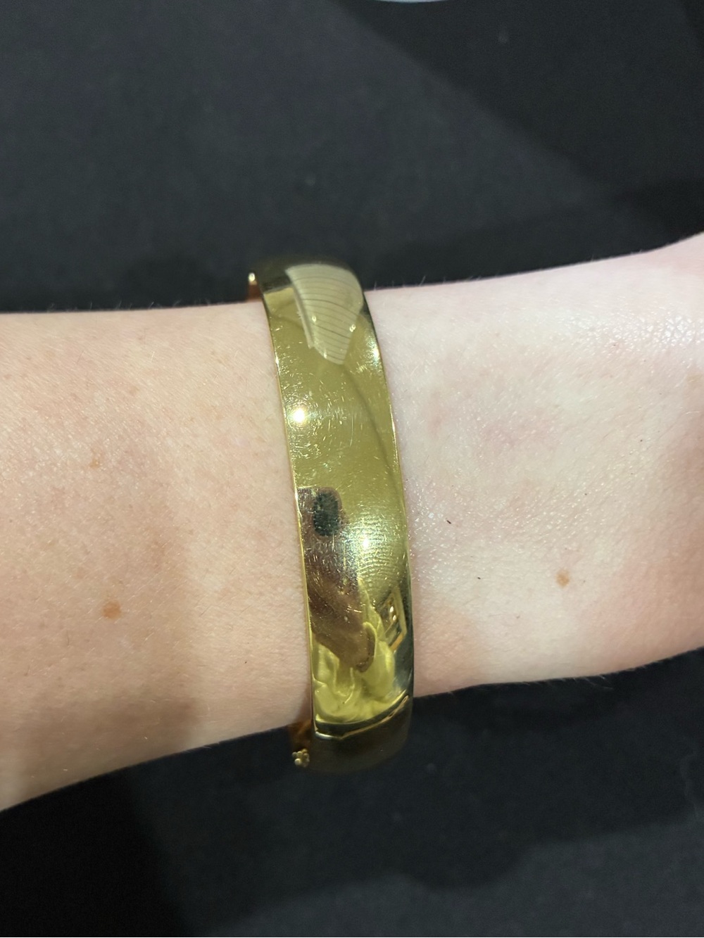 Vintage Monet Gold Clamper Bracelet